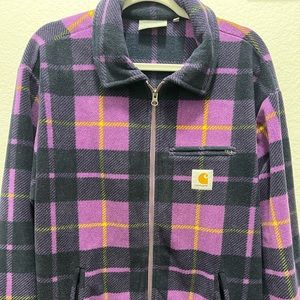 Rare wip carhartt fleece zipper jacket